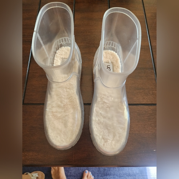 NIB UGG Drizlita Clear Rain Boots - Picture 2 of 9